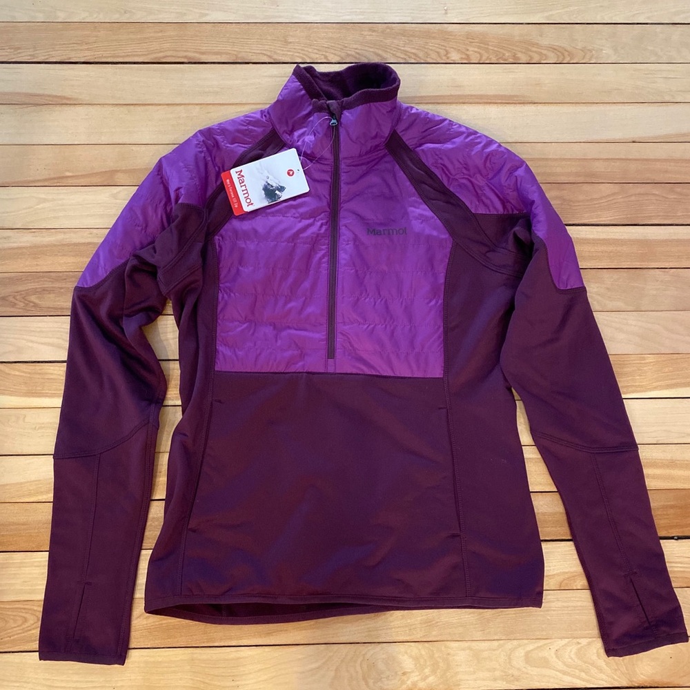 Cute purple half zip jacket!